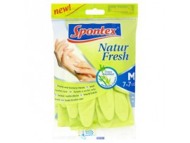 Spontex Резиновые перчатки Natur fresh размер M
